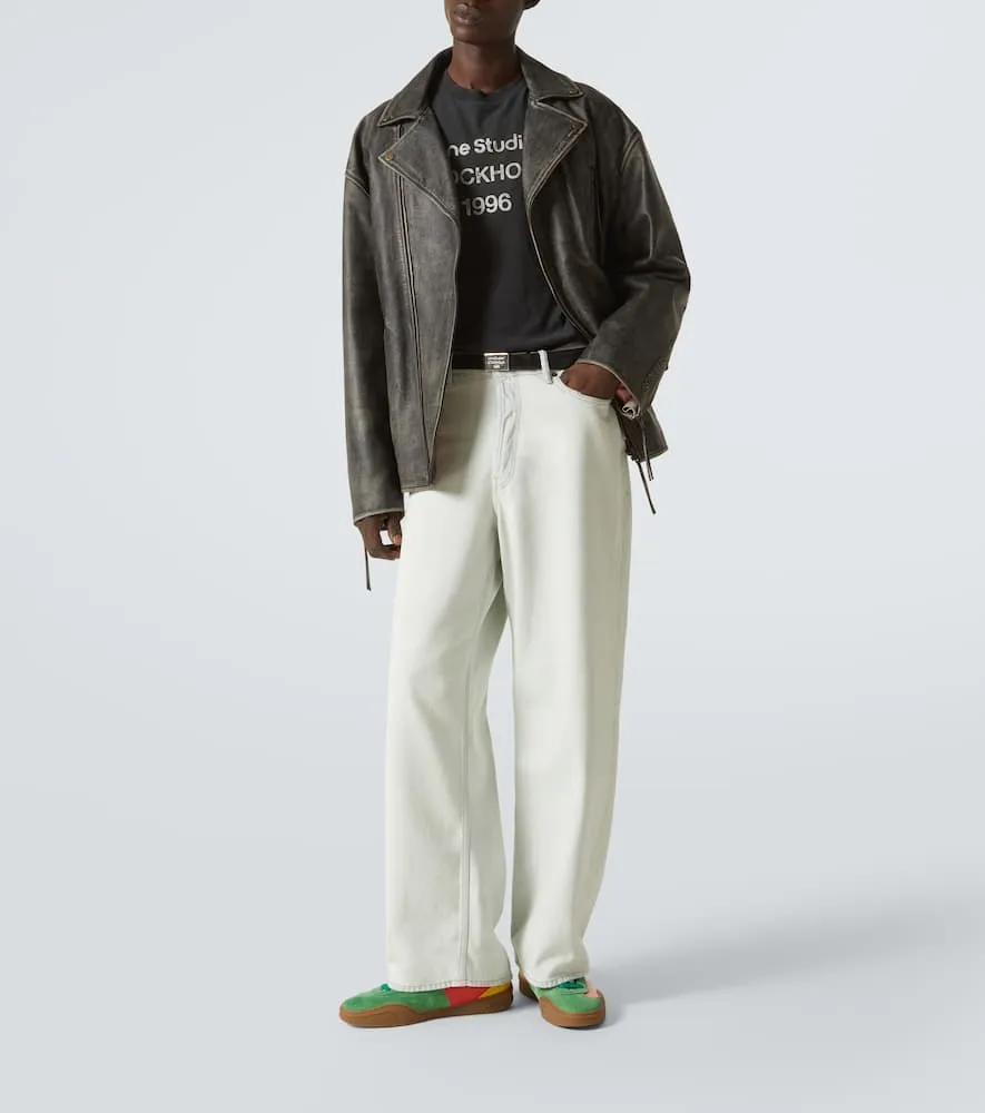 Acne Studios Leather and suede sneakers