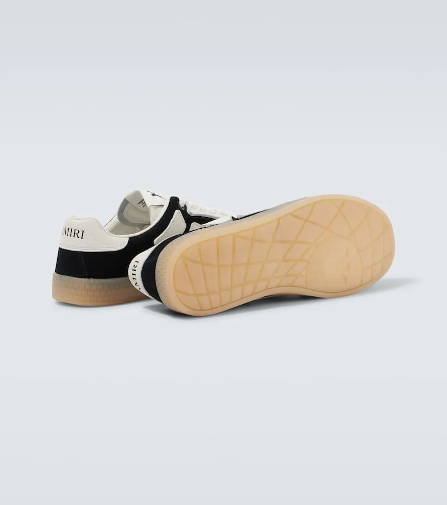 Amiri Pacific Bones appliqu√É¬© suede sneakers