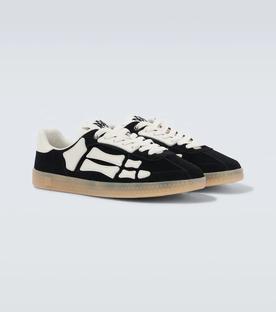 Amiri Pacific Bones appliqu√É¬© suede sneakers