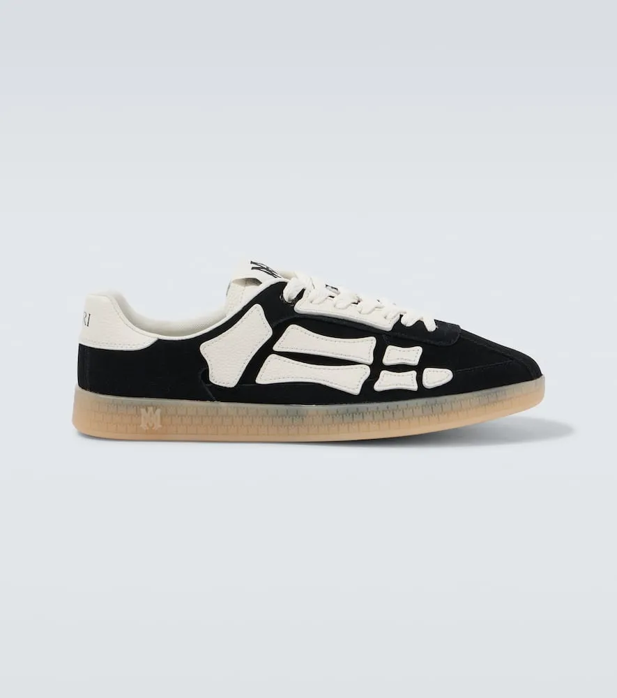 Amiri Pacific Bones appliqu√É¬© suede sneakers