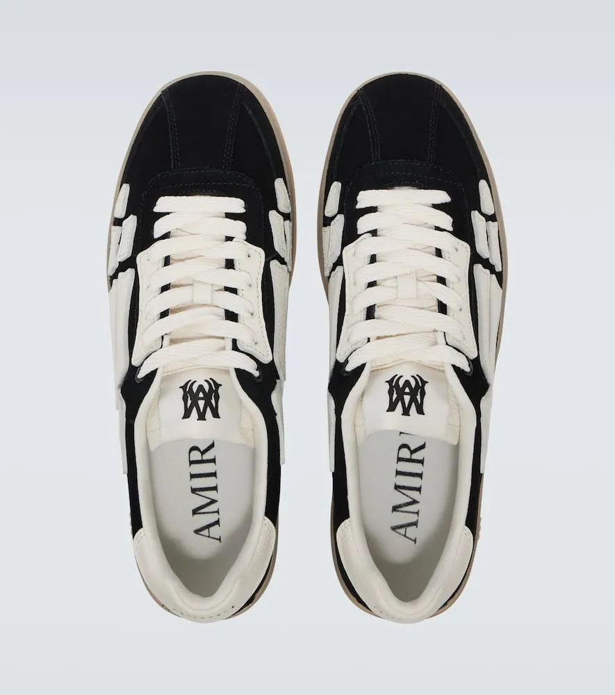 Amiri Pacific Bones appliqu√É¬© suede sneakers