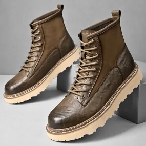 Blackwell High-Top Leather Boots