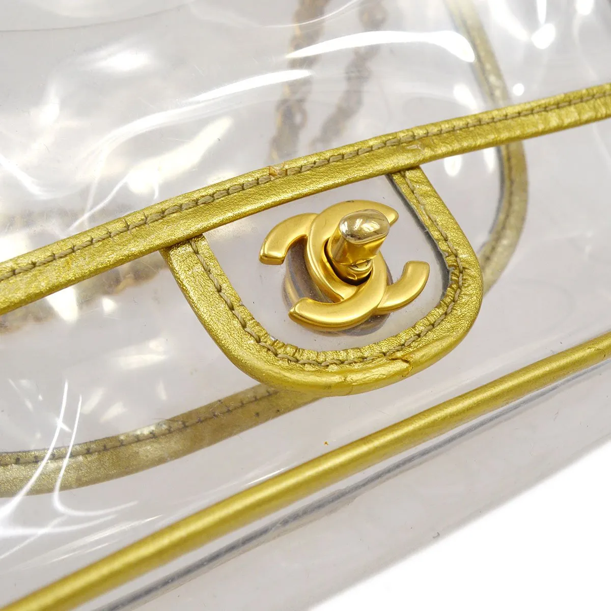 CHANEL 2006-2008 Single Flap Large PVC ao28835