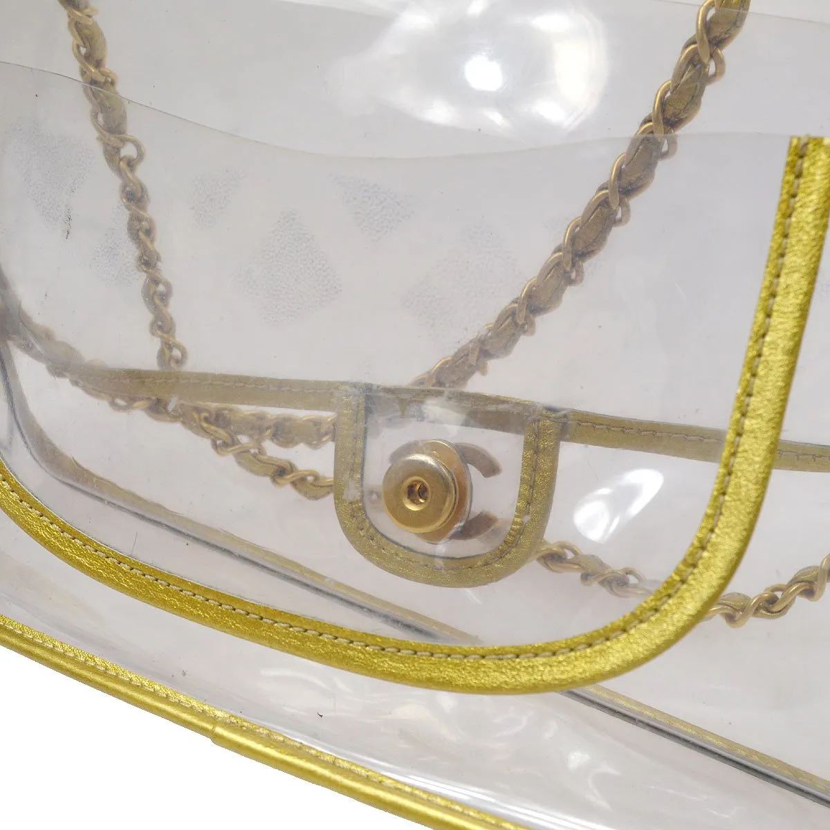 CHANEL 2006-2008 Single Flap Large PVC ao28835