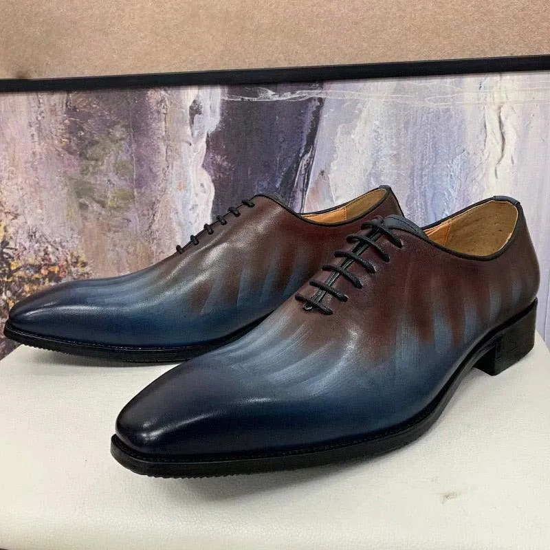 DAO Italian Men's Genuine Leather Dress Shoes