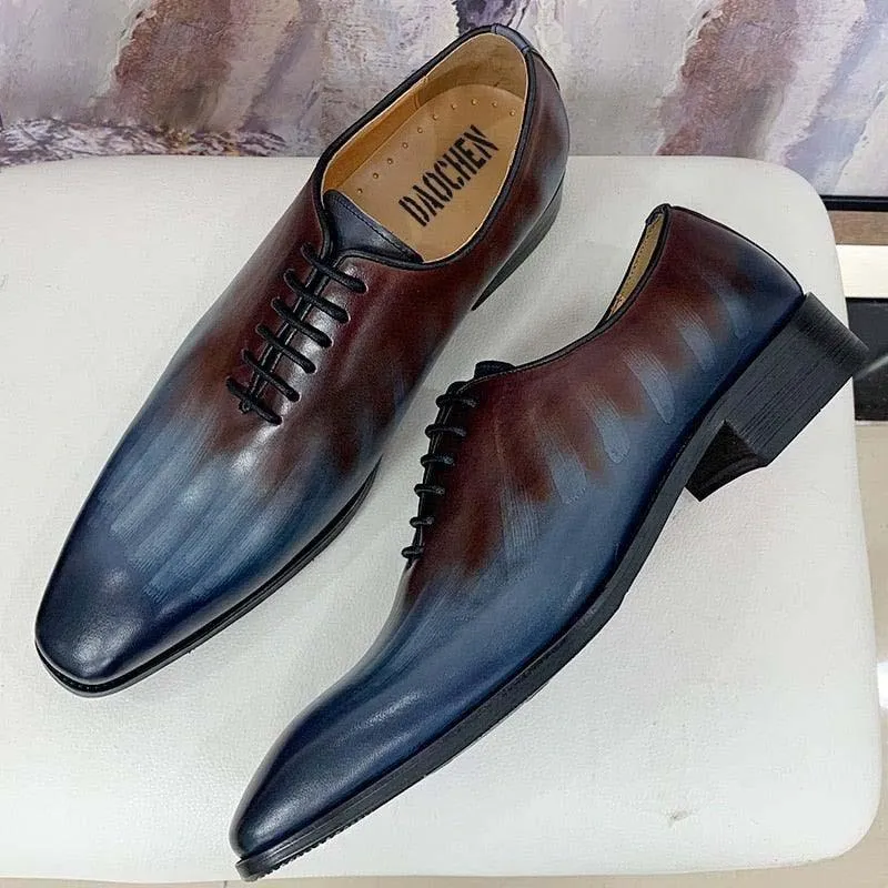 DAO Italian Men's Genuine Leather Dress Shoes