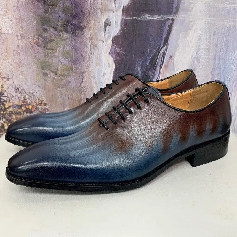 DAO Italian Men's Genuine Leather Dress Shoes