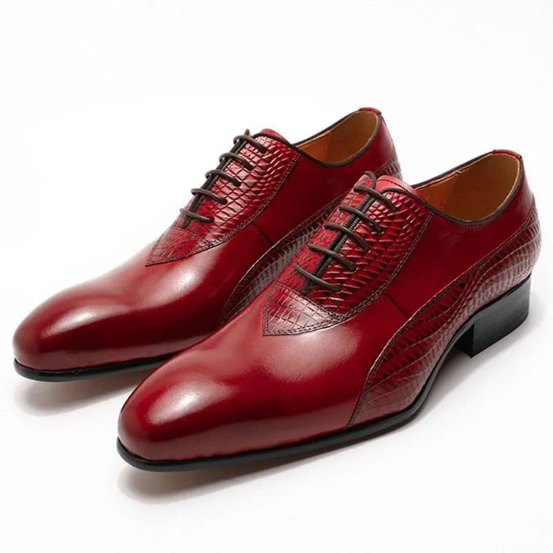 DW Men's Luxurious  Handmade Genuine Leather Oxfords