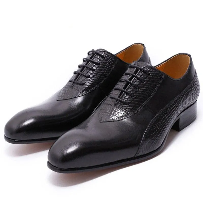 DW Men's Luxurious  Handmade Genuine Leather Oxfords