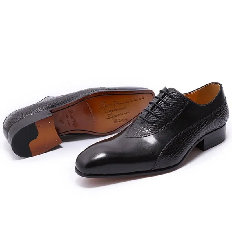 DW Men's Luxurious  Handmade Genuine Leather Oxfords