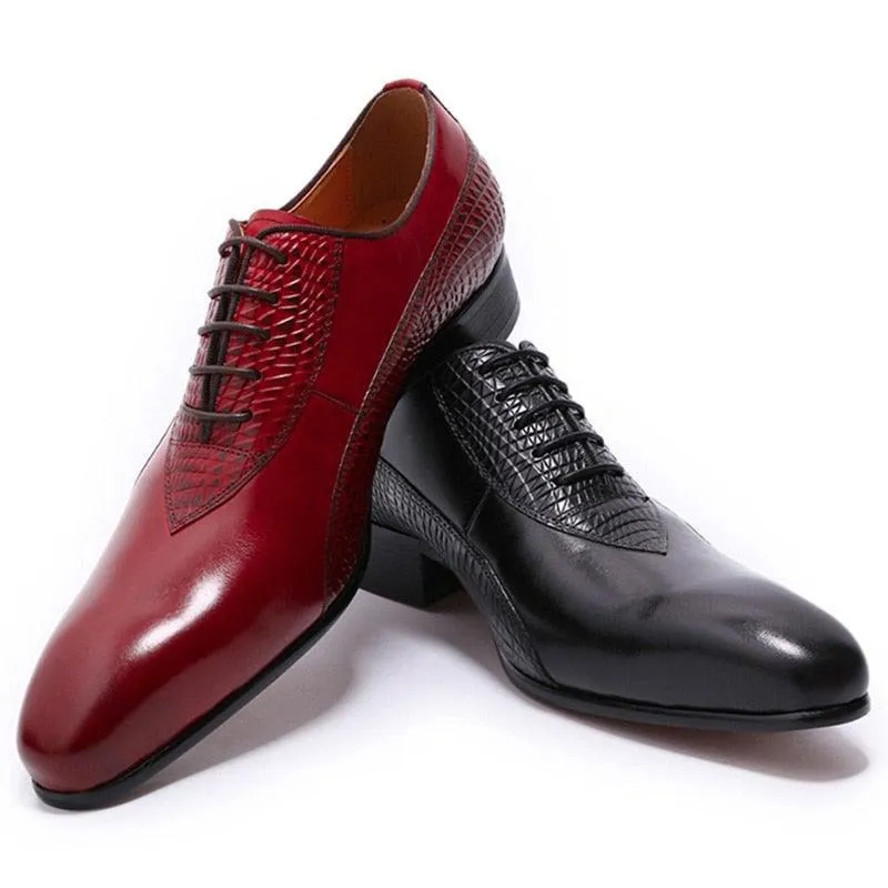 DW Men's Luxurious  Handmade Genuine Leather Oxfords