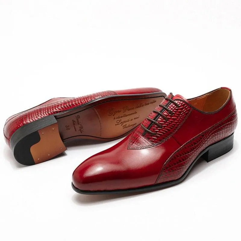 DW Men's Luxurious  Handmade Genuine Leather Oxfords