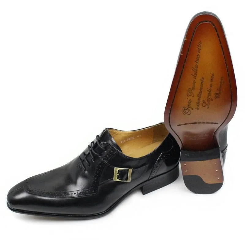 DW Men's Luxurious Leather Lace Up Oxfords