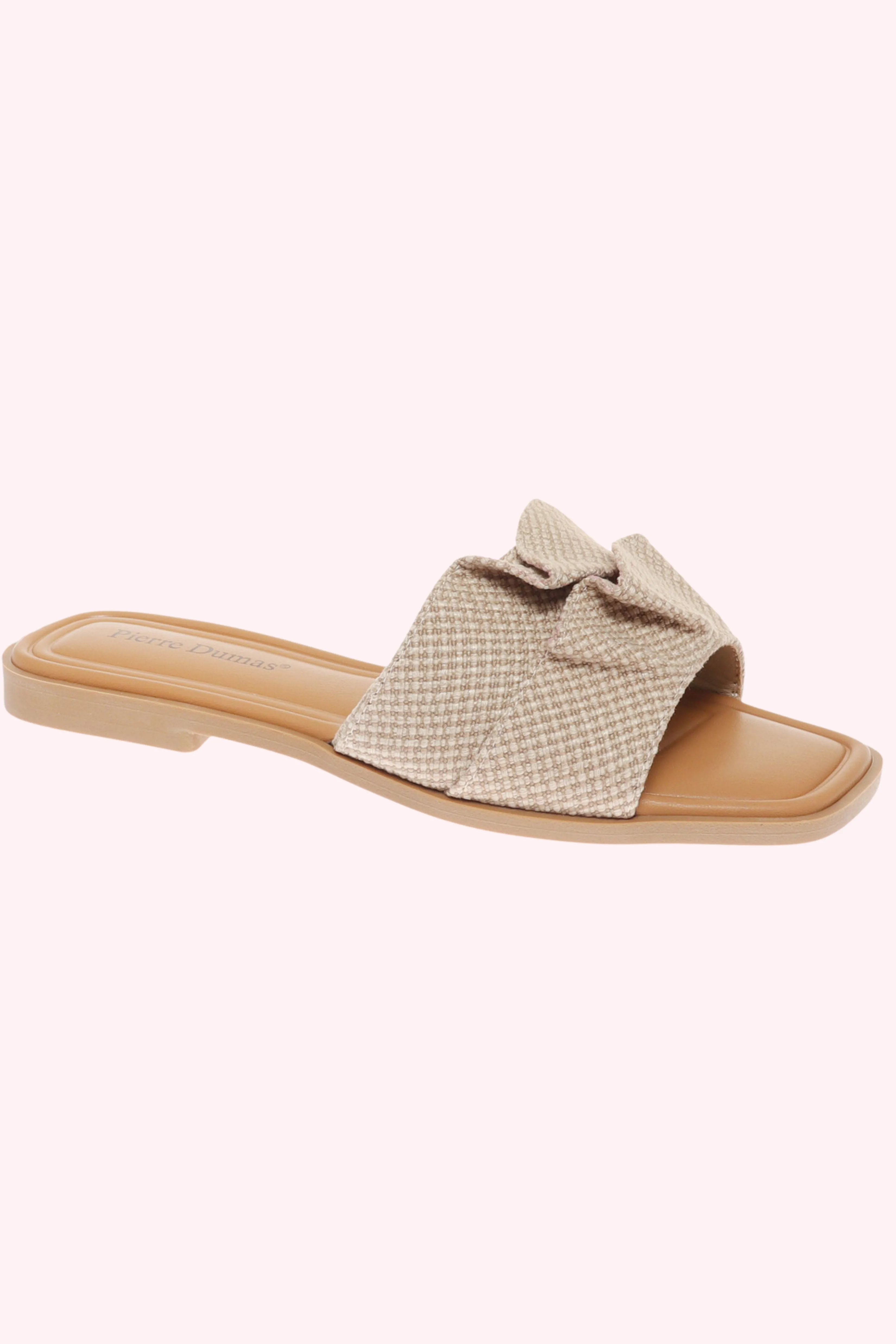 Emy Ruffle Sandals - Natural