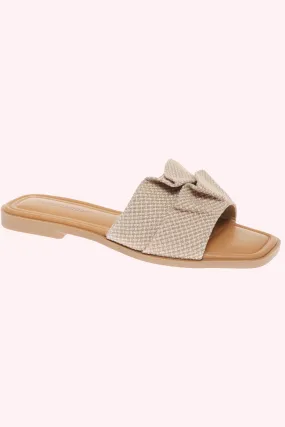 Emy Ruffle Sandals - Natural