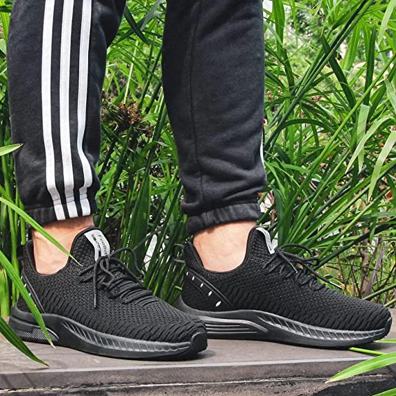 FEETHIT Men Breathable Mesh Walking Sneaker