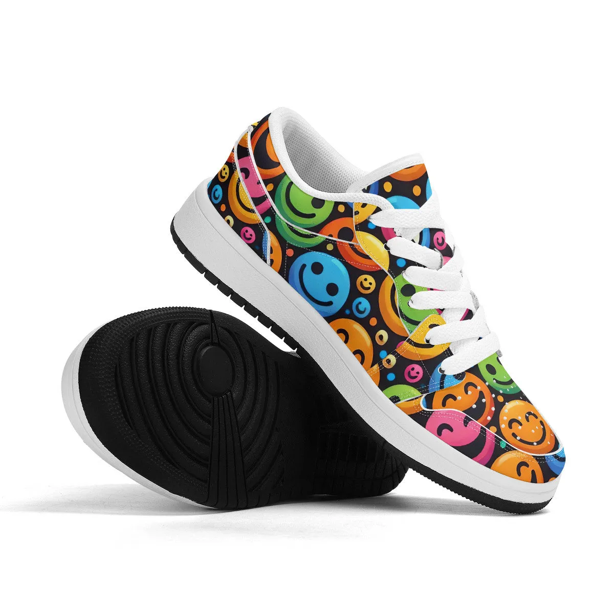 Glow Kicks Low-Top Synthetic Leather Sneakers (Kids)
