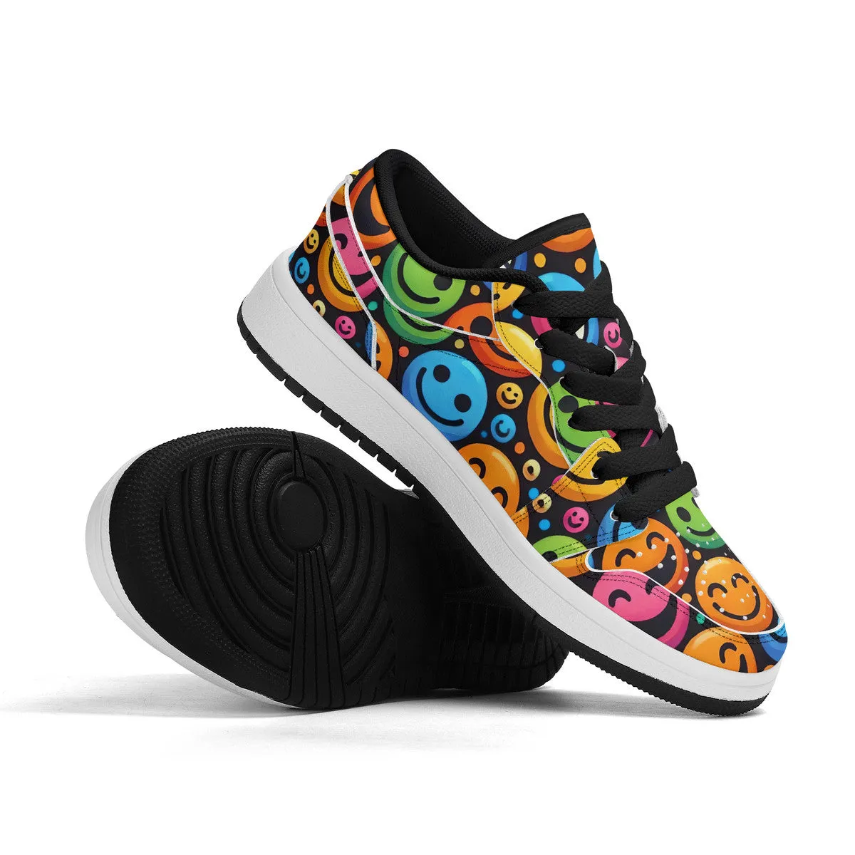 Glow Kicks Low-Top Synthetic Leather Sneakers (Kids)