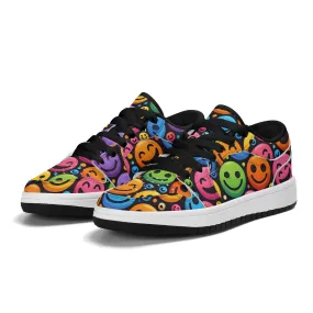Glow Kicks Low-Top Synthetic Leather Sneakers (Kids)