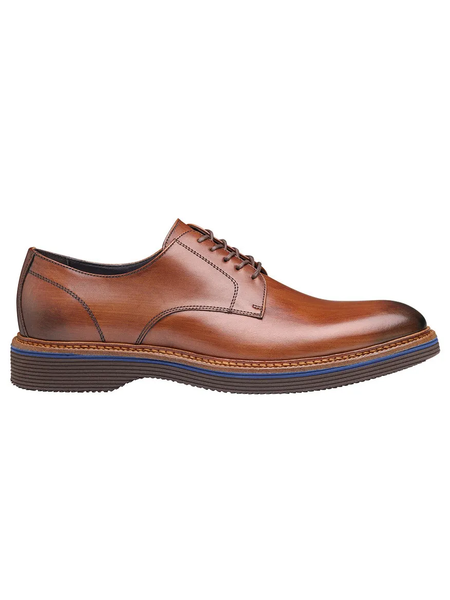 J & M Collection Jenson Plain Toe in Brown Italian Calfskin