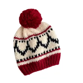 Kids Knit Pompom Toques