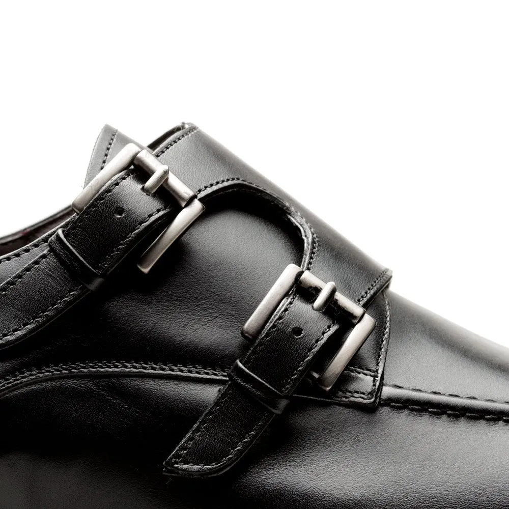 Leather Double Monk Strap
