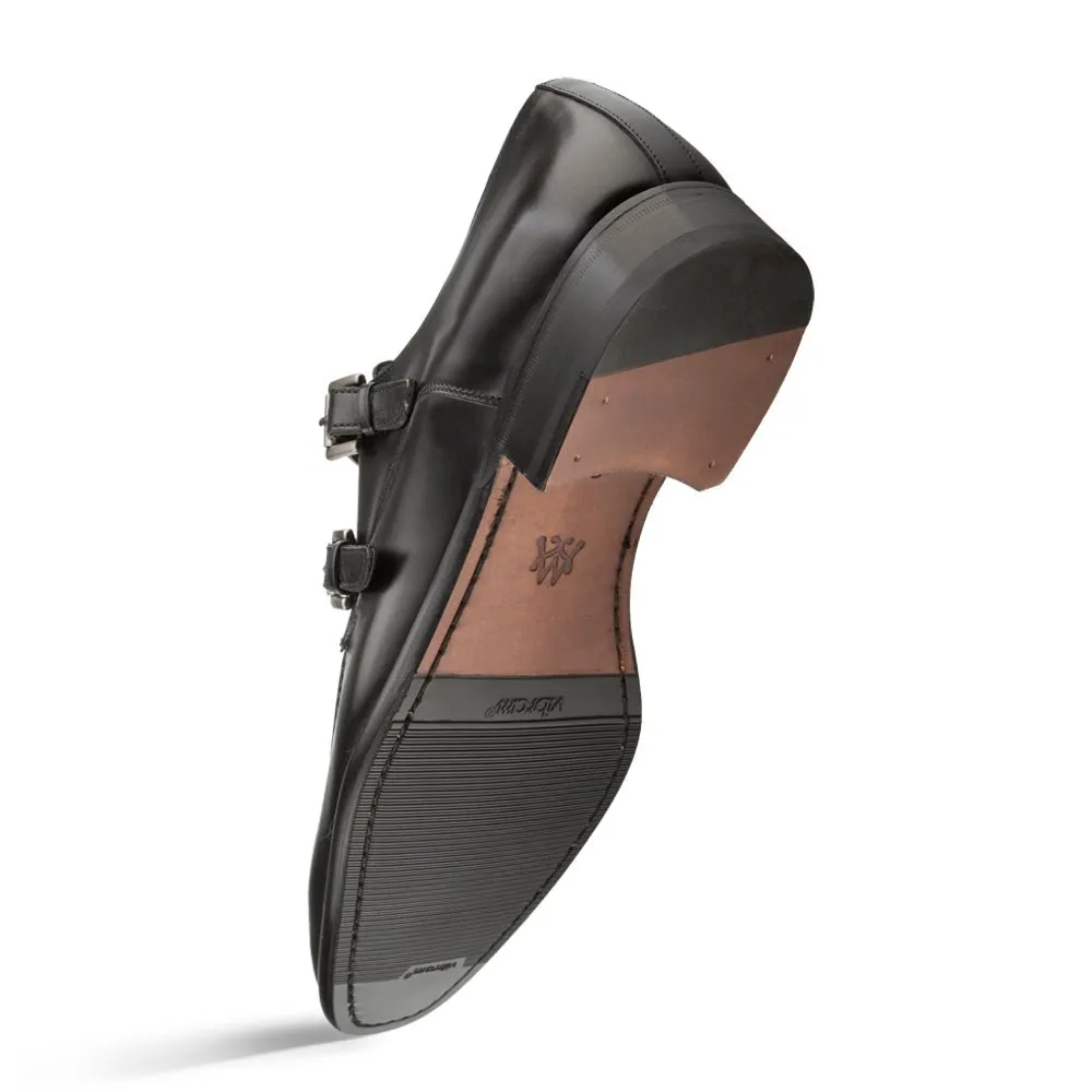 Leather Double Monk Strap
