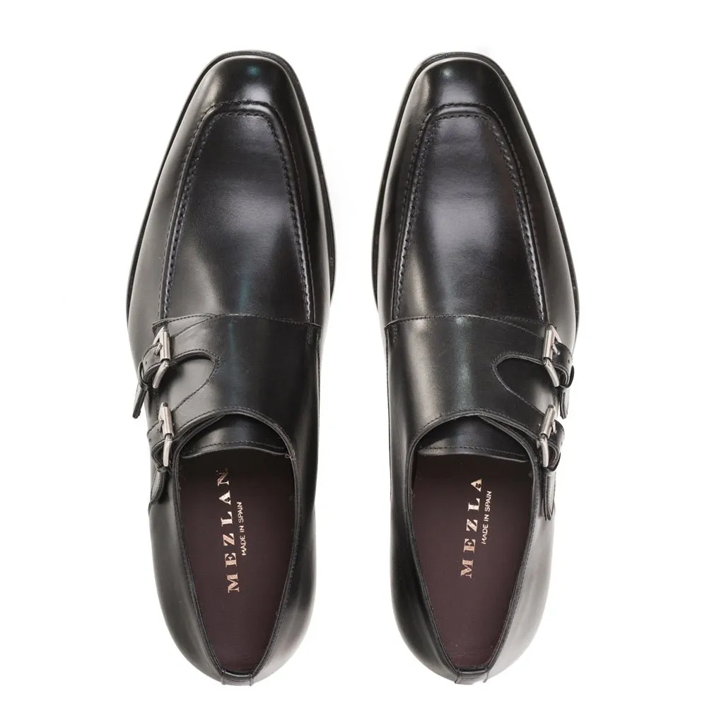 Leather Double Monk Strap