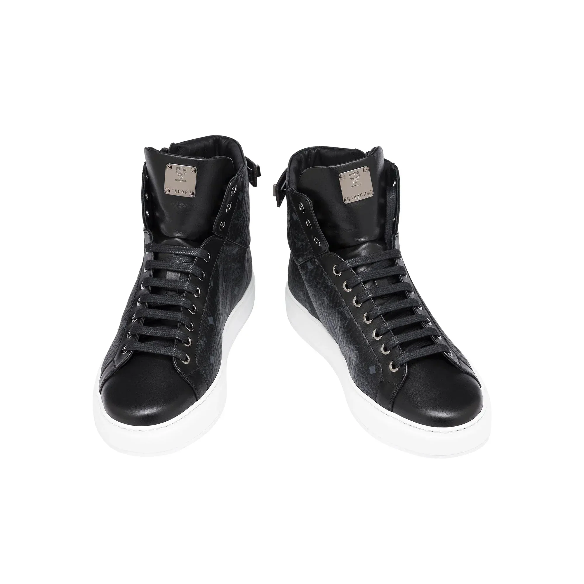 MCM Mens Classic High-Top Sneakers in Visetos