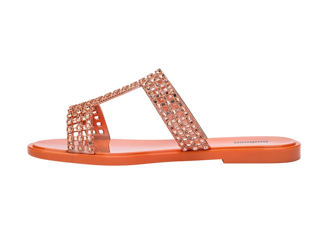 Melissa Glowing Orange Slide Slipons For Women
