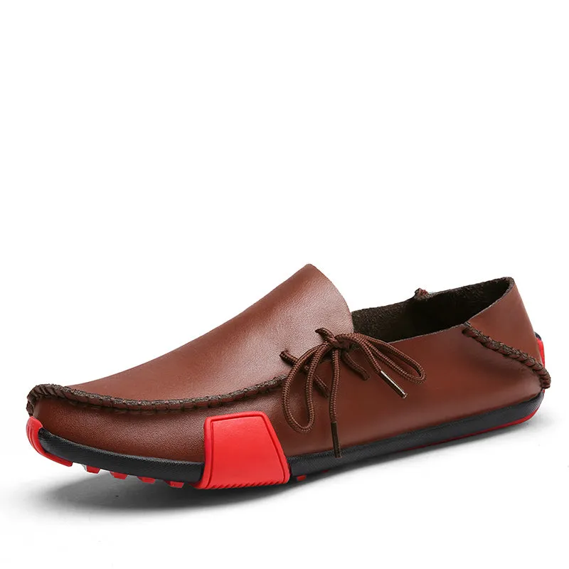 Men's Soft Leather Moccasins