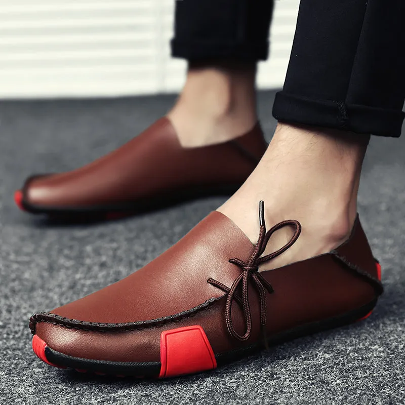Men's Soft Leather Moccasins