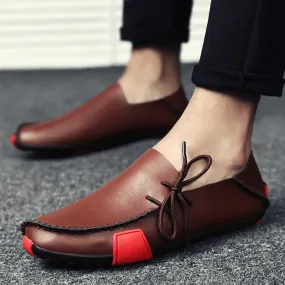 Men's Soft Leather Moccasins