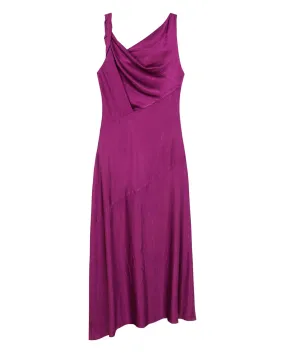 NATALIA | Vestido midi asimétrico
