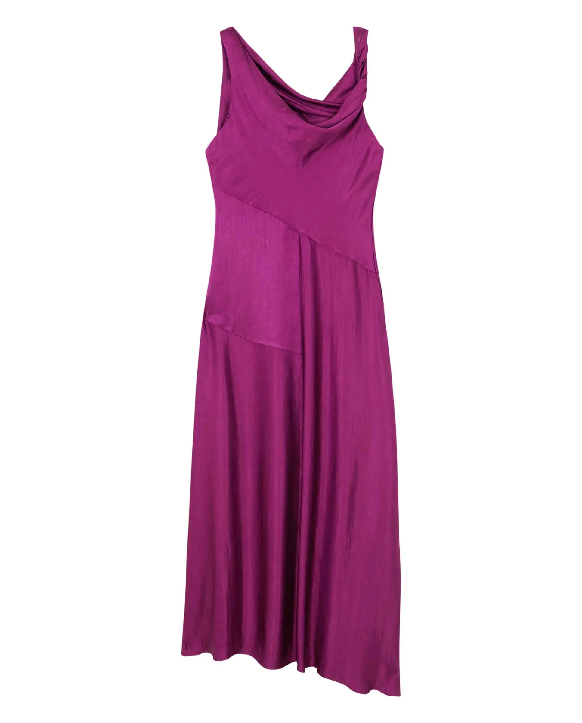 NATALIA | Vestido midi asimétrico