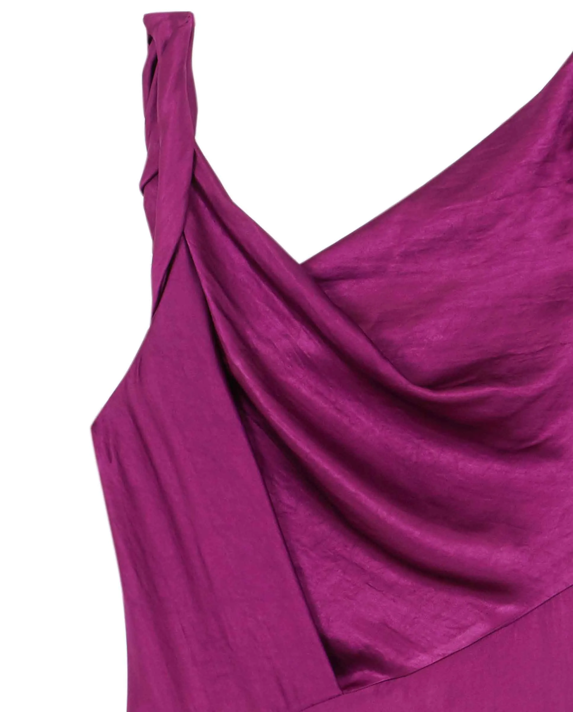 NATALIA | Vestido midi asimétrico