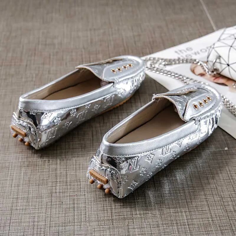Patent Leather Soft Comfy All-Match Flat Women's Loafer