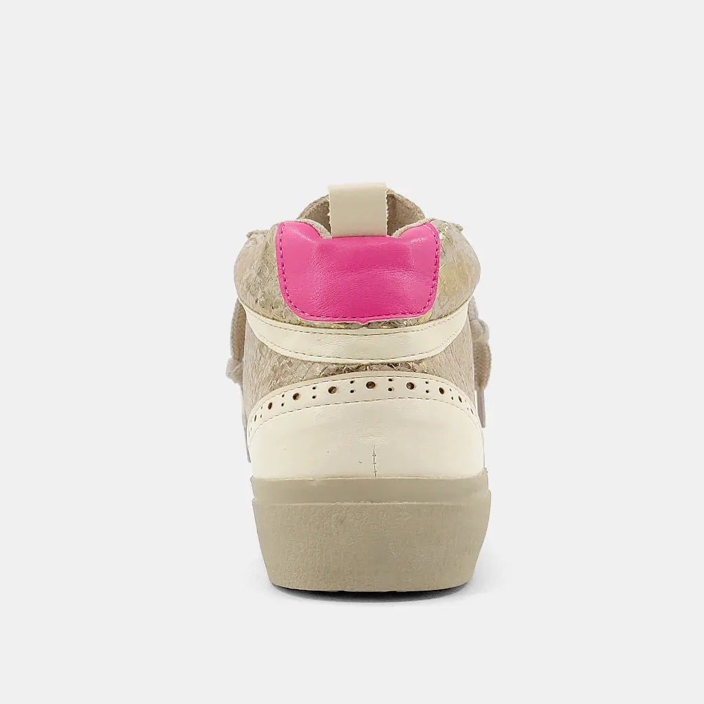 Paulina Sneaker-Gold Snake