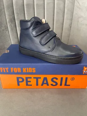 Petasil Navy Emerson School Boot