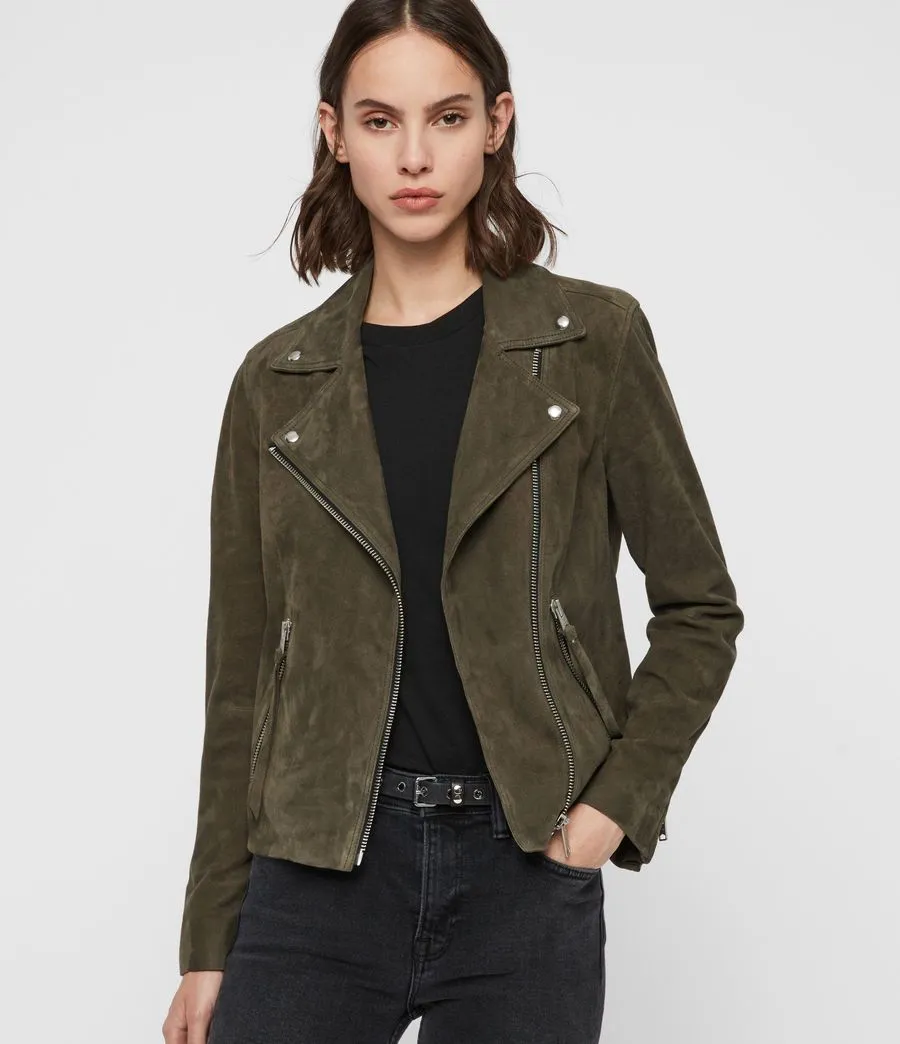 Suede Dalby Biker Jacket