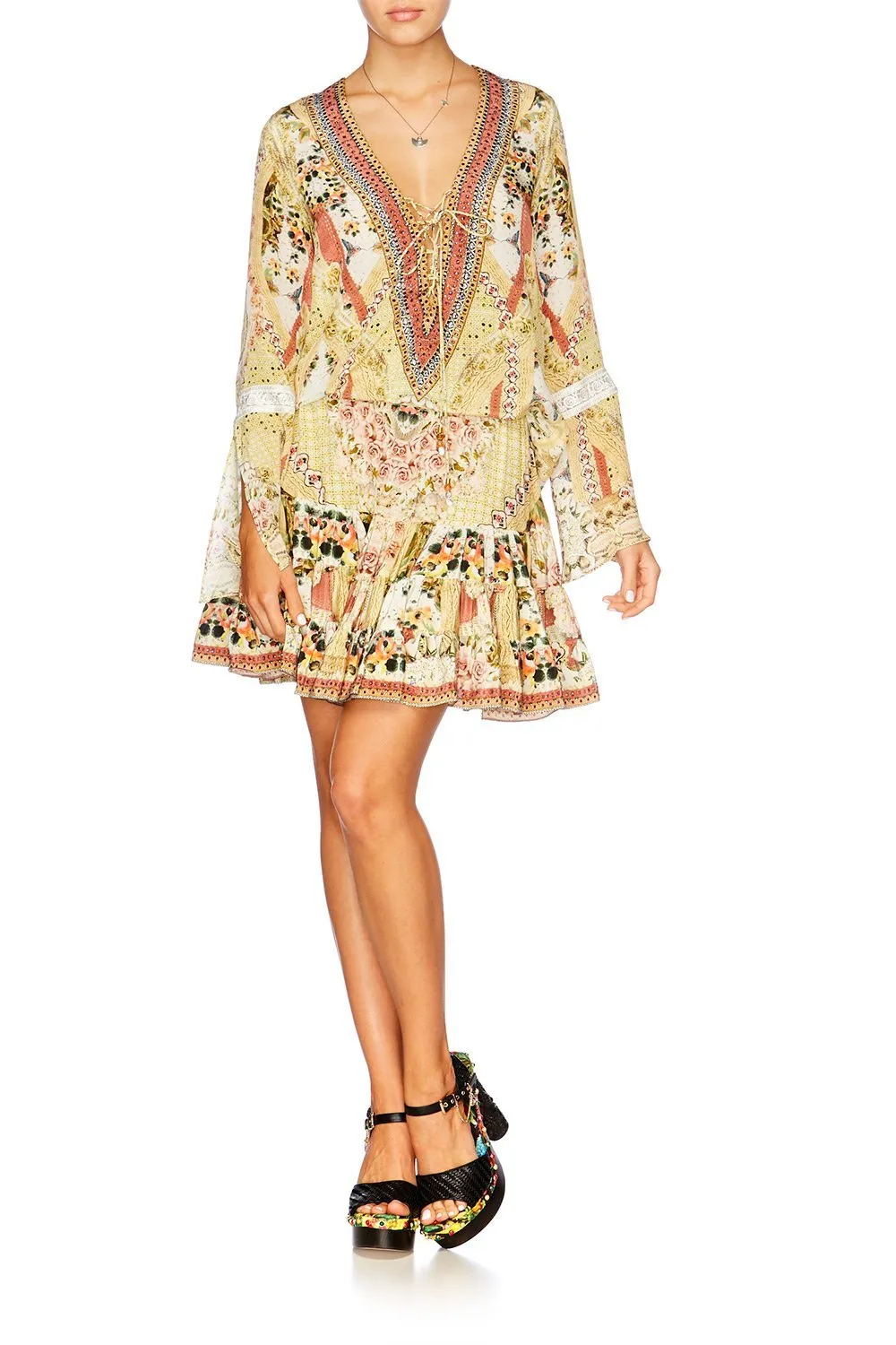 TIE FRONT BLOUSE MY SUMMER LOVE
