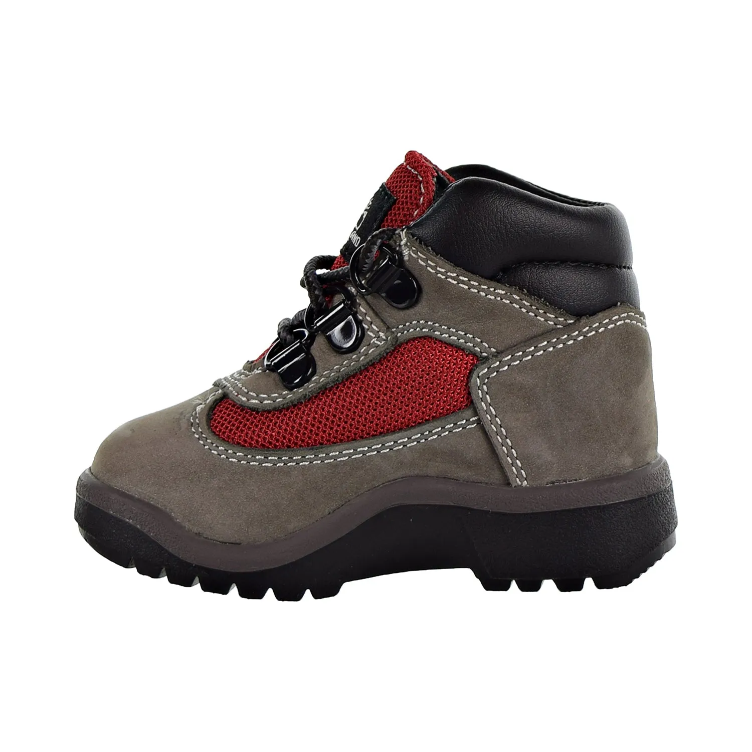 Timberland Field Boot L/F Mid Toddler's Shoes Grey/Red