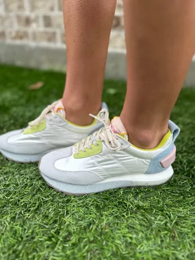 Vintage Havana Miles 2 Sneakers- White/Yellow/Pink