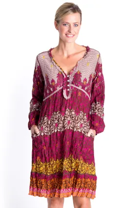 Willow Dress in Fuchsia