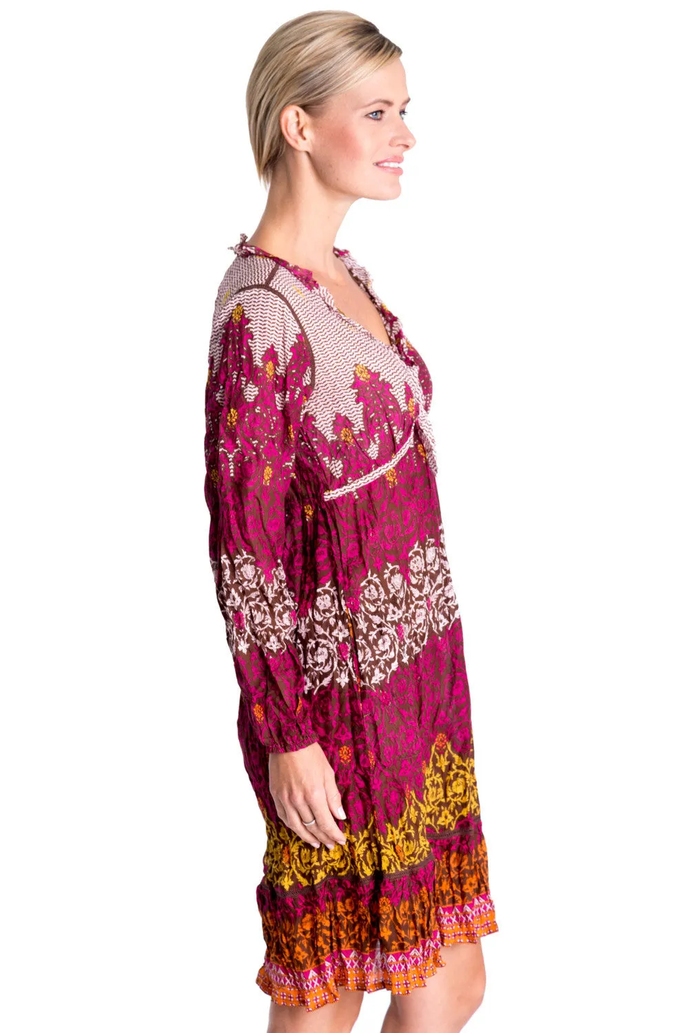 Willow Dress in Fuchsia