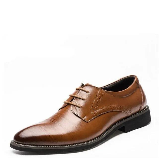 Wingtip Carved Italian Oxfords