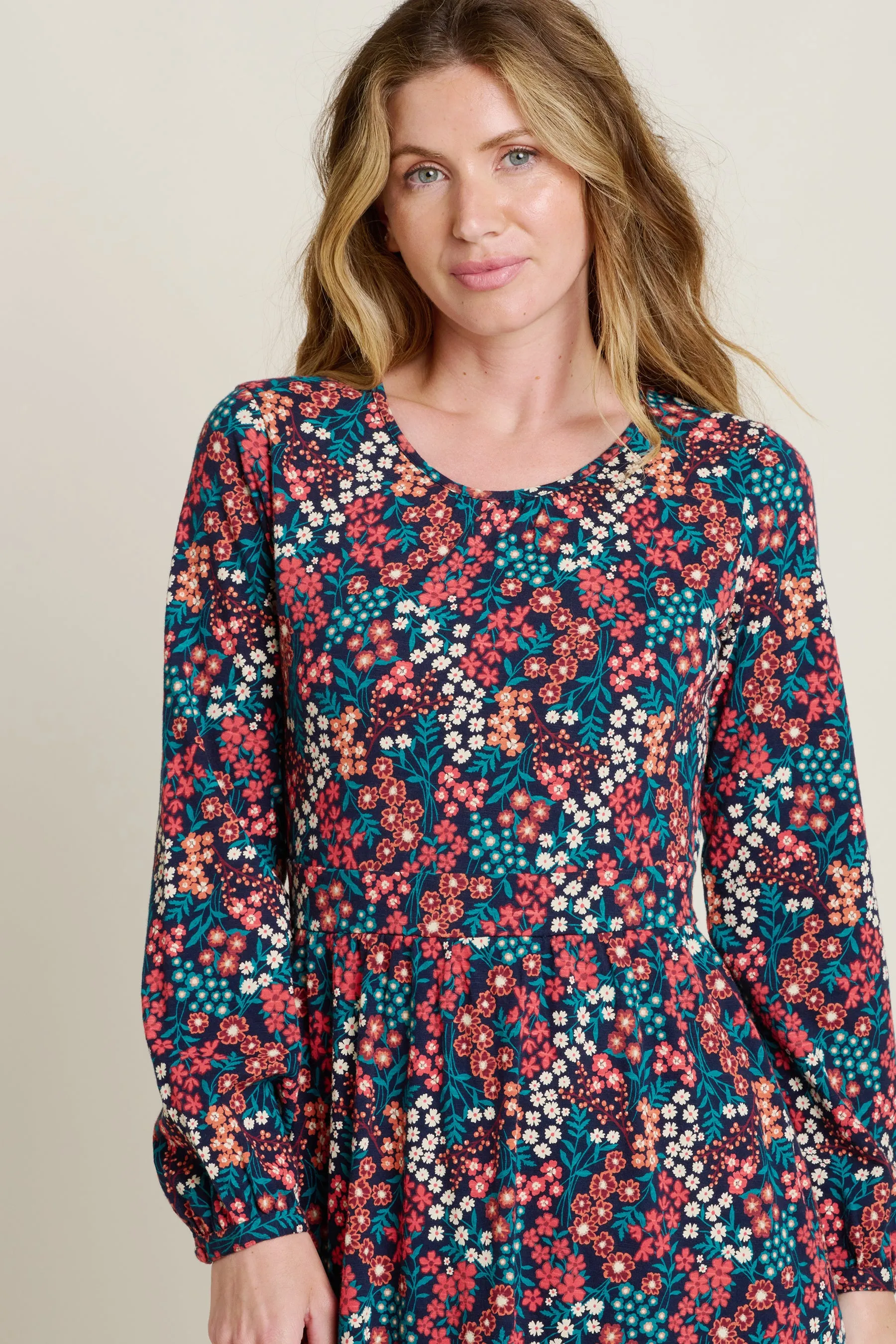 Winter Ditsy Midi Dress